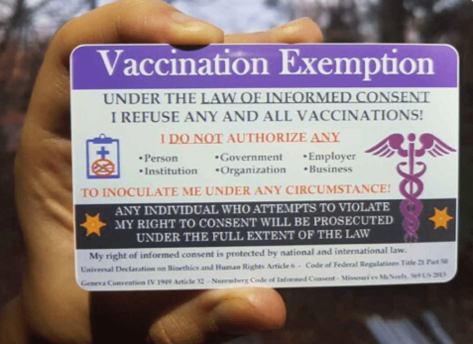 Vaccine Exemption Cards are helping people across the globe